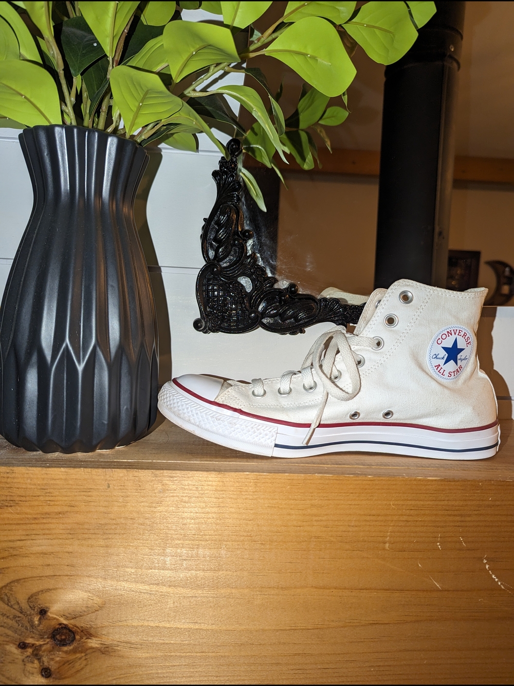 Converse Chuck Taylor All Star High Top Sneakers | Cream | Size 11